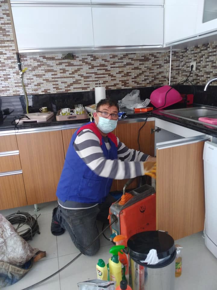 Lavabo Gider Açma - Tesisat hattı kontrolü